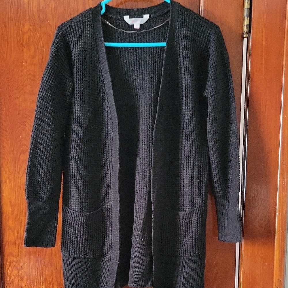 NOBO Black Knit Cardigan Sweater